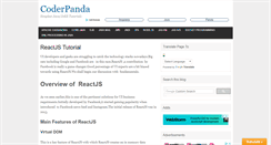 Desktop Screenshot of coderpanda.com